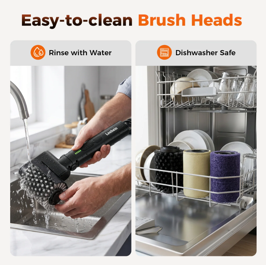 TurboGrill™ Electric BBQ Brush – Effortless Grill Cleaning
